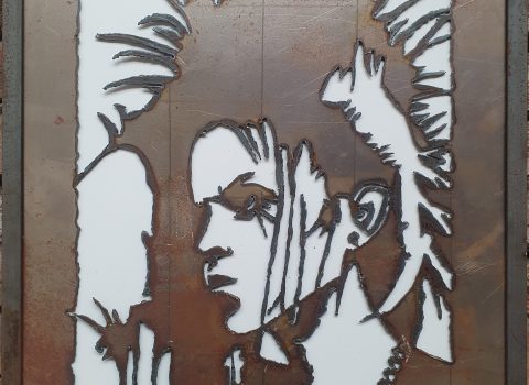 Metallkunst, Portraits aus Stahlblech